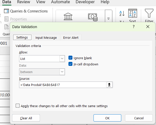 Cara Membuat Aplikasi Kasir dengan Excel